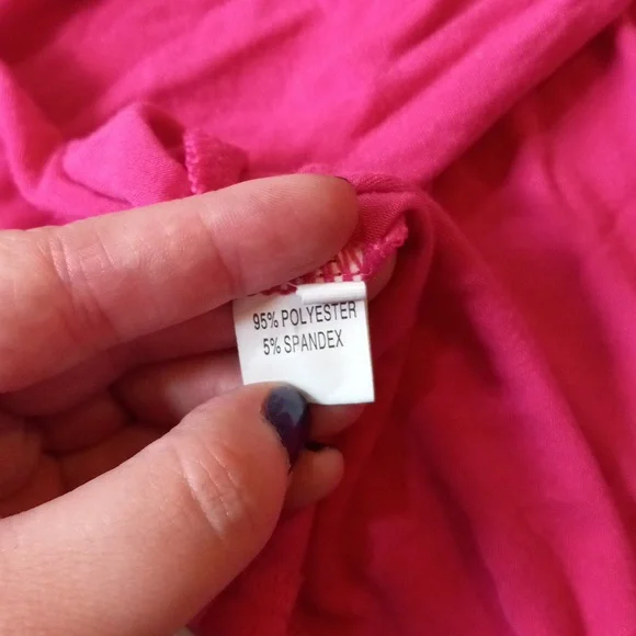 Pink Open Back Tee - Picture 6 of 6